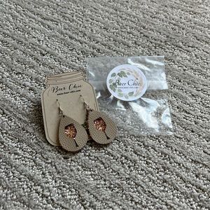 Beer Chic: Unique Wine Glass Earrings